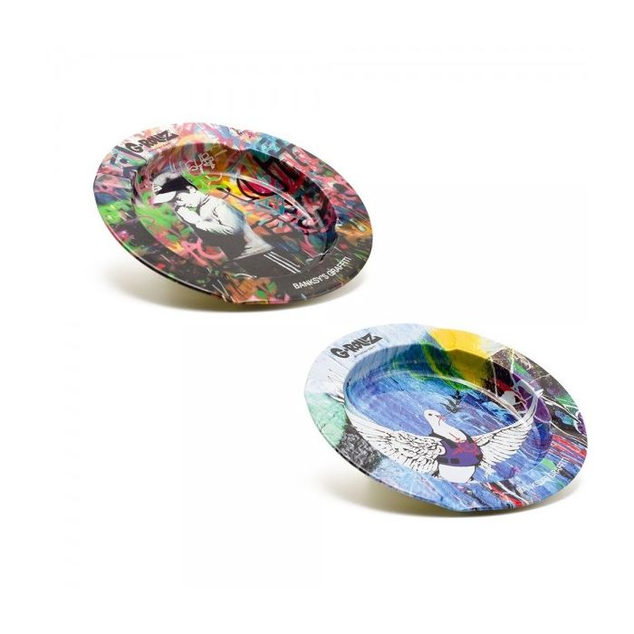 G-Rollz Aschenbecher, BANKSY Color Assort., 13.5cm