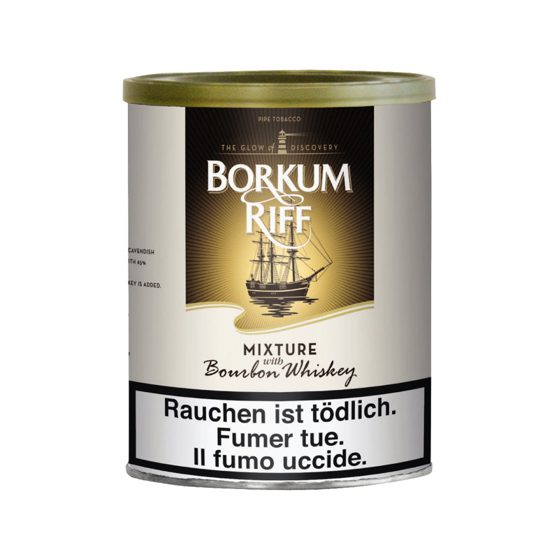 Borkum Riff Bourbon Whiskey Pfeifentabak Dose 200g