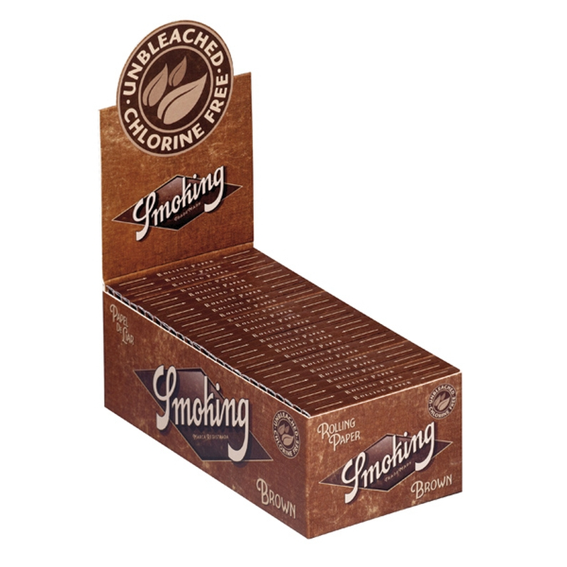 Smoking DoubleWindow - Brown Unbleached (25 x 120 Stk.)