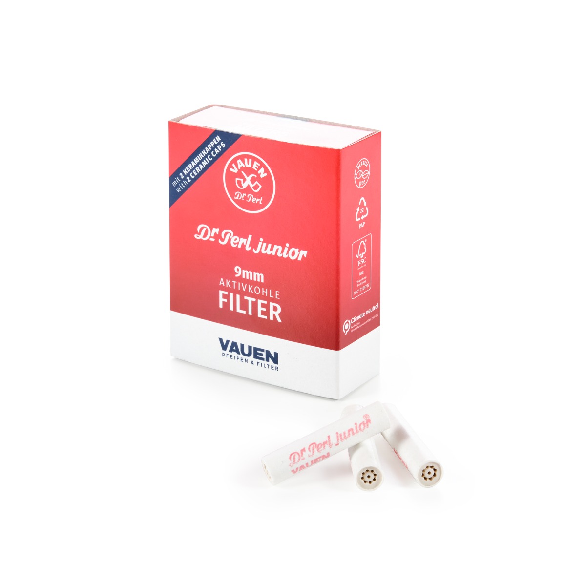 Dr. Perl Aktivkohlefilter 9mm - 1x40 Stk.