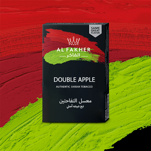 Al Fakher Tabacco per Shisha - Two Apples 50g