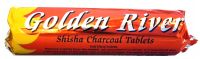 Shishakohle Golden River Yellow ca. 33mm Kohle