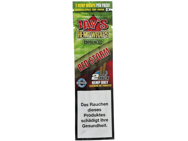 Jays Hemp Wraps - Red Storm mit Terpene (2er)