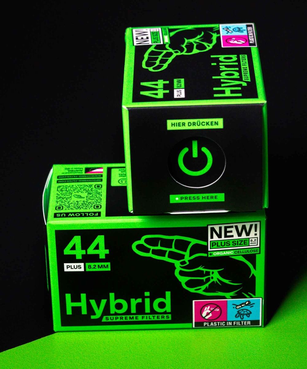 Hybrid Supreme Aktivkohlefilter Plus Size - 8.2mm, 44 Stk. – Ansicht 2