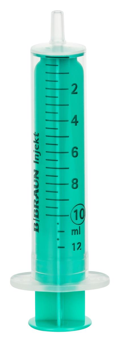 Einmal-Spritze 10 ml, INJEKT 2-teilig, Luer-Anschluss