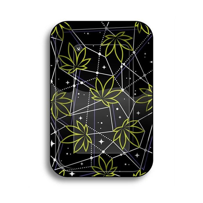 Rolling Tray, Weed in Space, 27.5 x 17.5cm