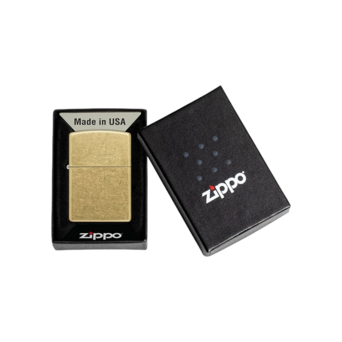 Zippo Feuerzeug Street Brass – Ansicht 2