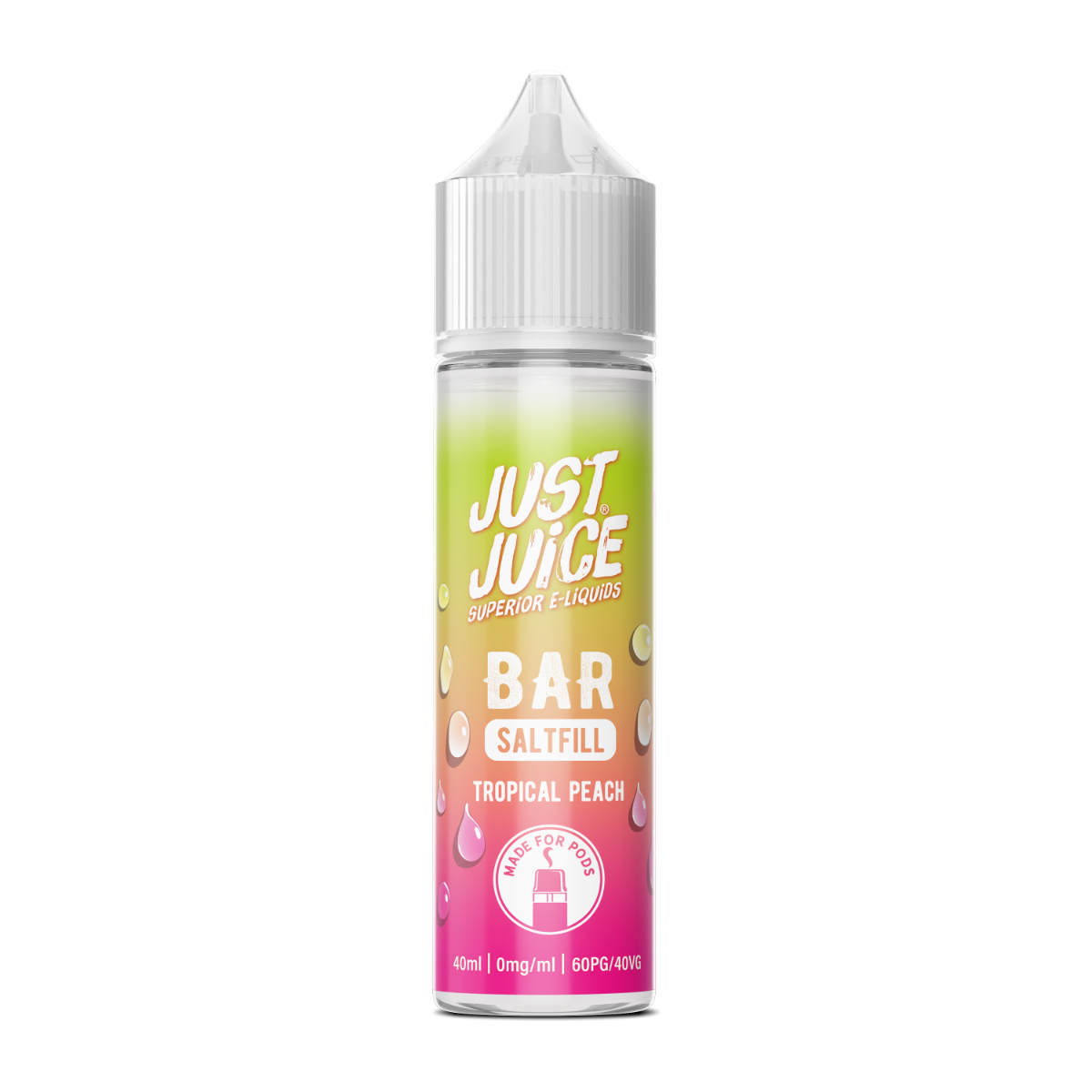 Just Juice BAR RANGE - Tropical Peach - 40ml - Shortfill – Ansicht 2