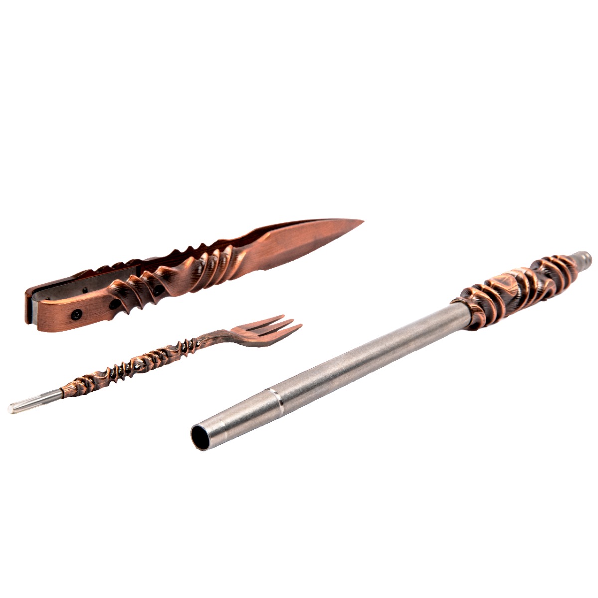 Amy Deluxe Shisha Besteck Set Celtic - Bronze