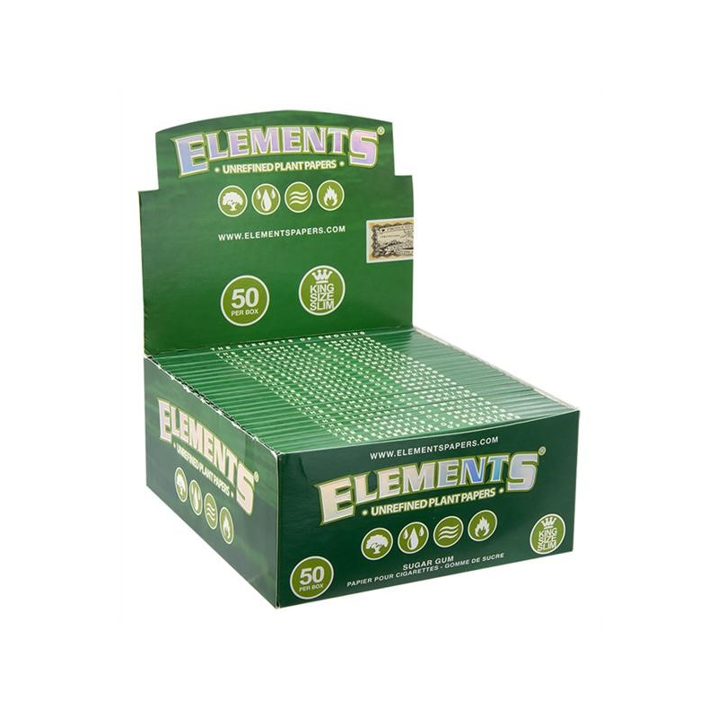Elements KingSize Slim - Green (50 x 33 Stk.)