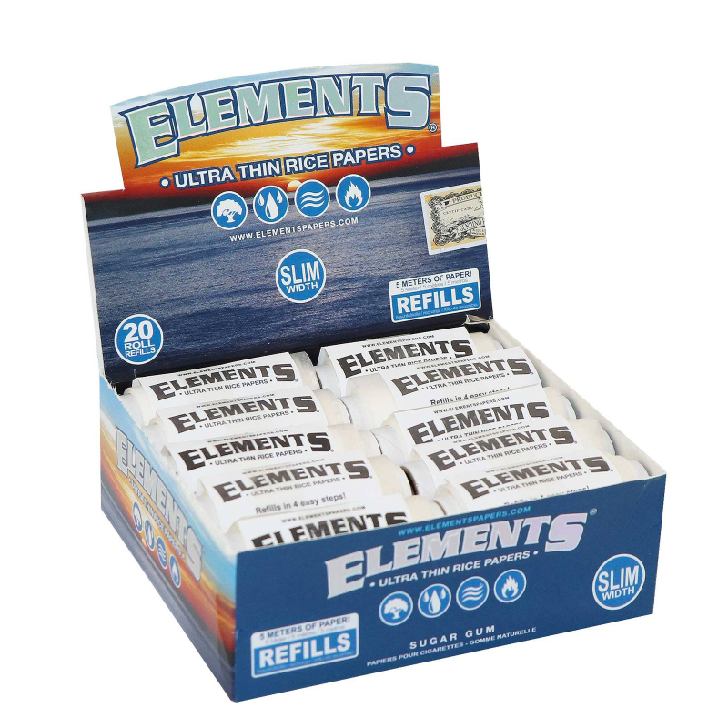 Elements Rolls Slim - Refill (20 x 5 m)