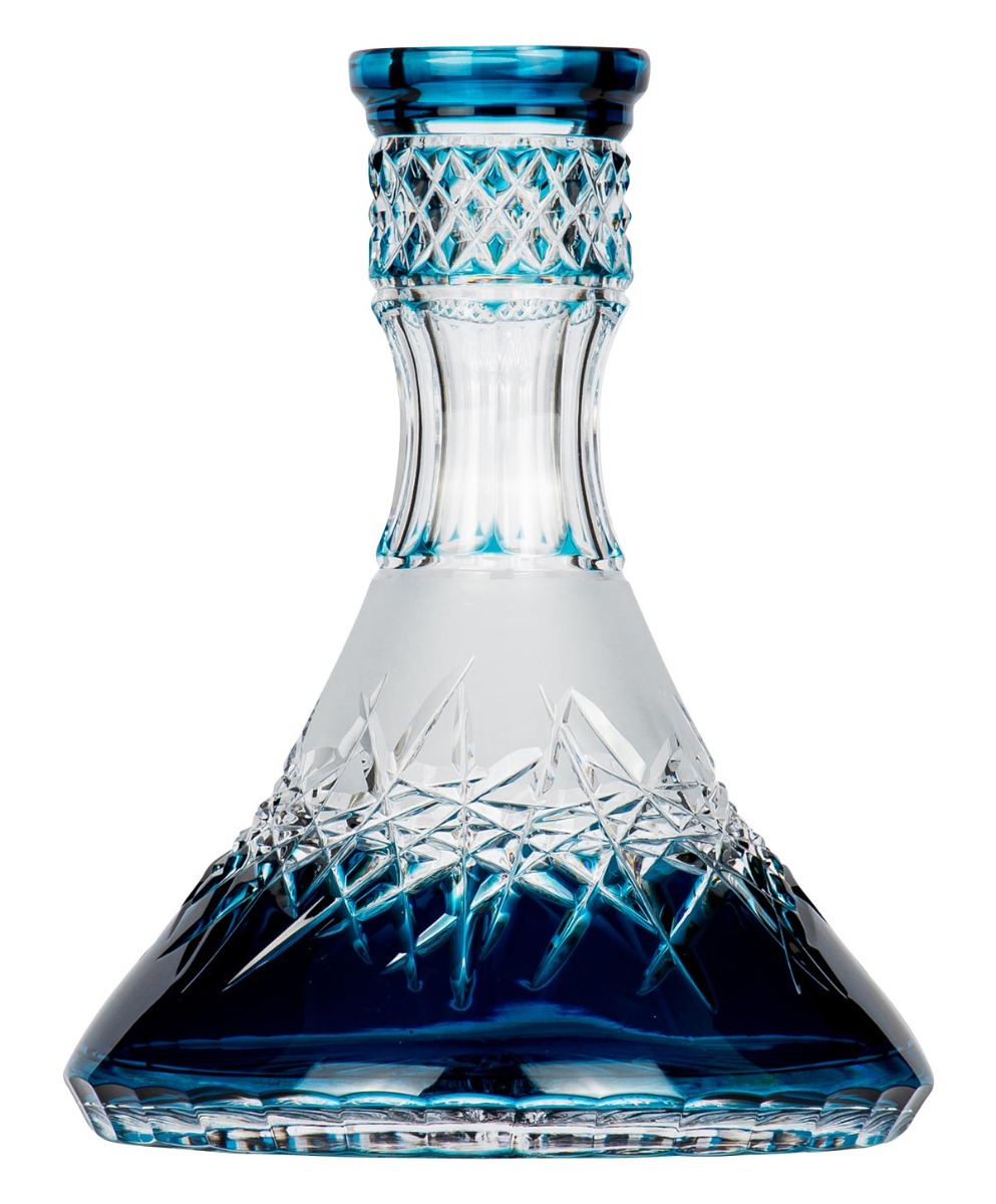 Caesar Crystal Steckbowl Cone - Hoarfrost Up - Blue