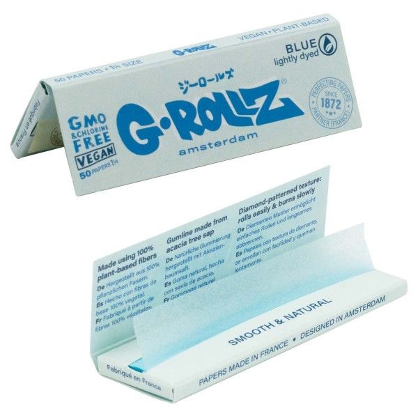 G-Rollz Lightly Dyed Blue Papers 1 1/4 – Ansicht 3