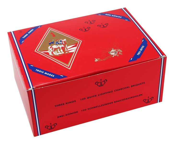 Shishakohle Three Kings 40mm (10 Stk.) Kohle – Ansicht 5