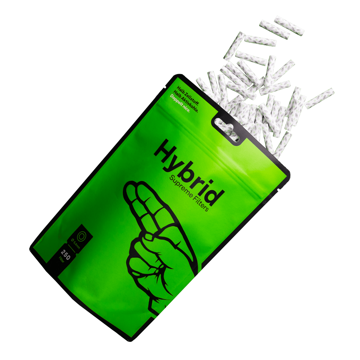 250er Bag Hybrid Supreme Aktivkohlefilter - 6.4mm