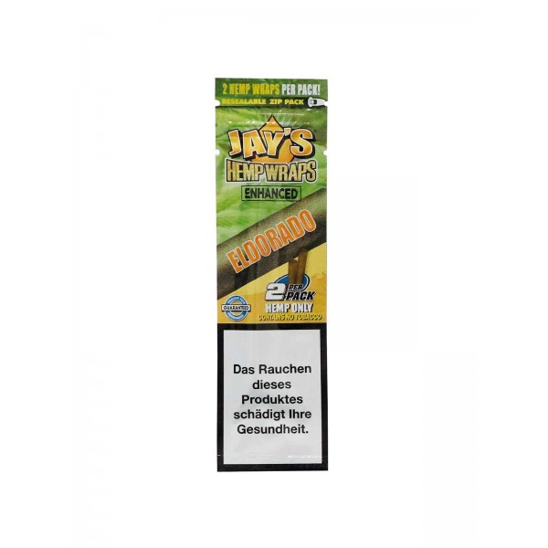 Jays Hemp Wraps - Eldorado mit Terpene (2er)