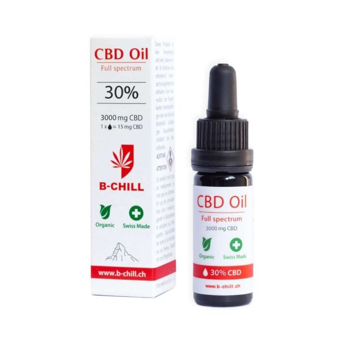 B-Chill Full Spectrum Aromaöl 10ml, CBD 30%, mit Rosmarinextrakt
