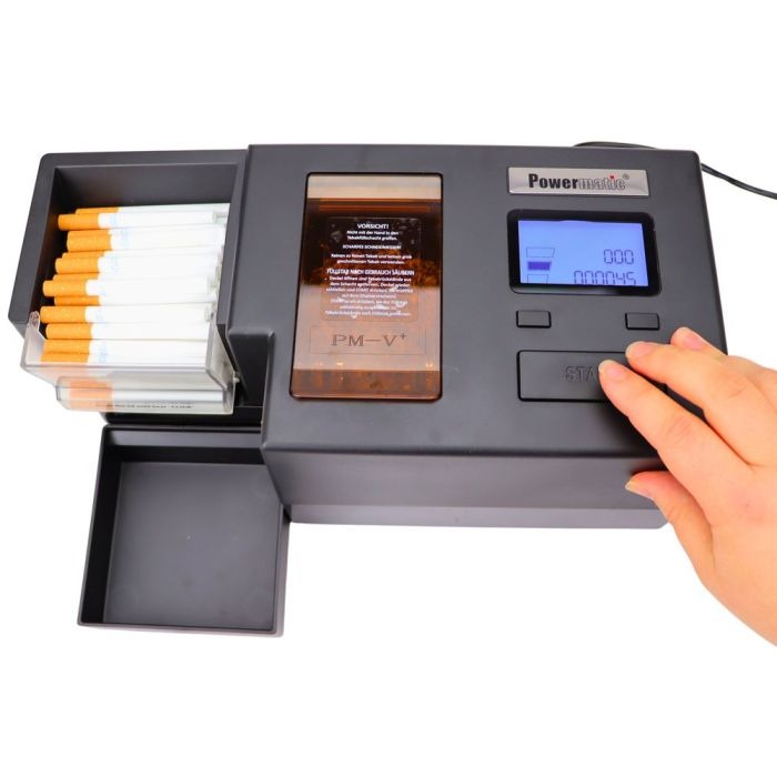 Powermatic 5+ vollautomatische Stopfmaschine mit Shredder, anthrazit – Ansicht 3