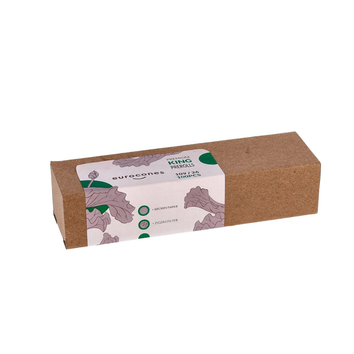 EUROCONES KS Tubes - 1x100 Cones, Wood Unbleached 109mm – Ansicht 4