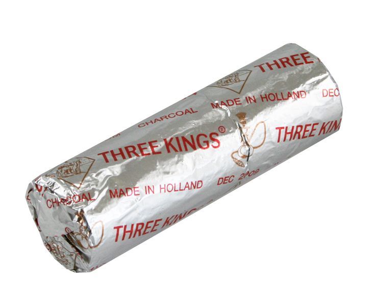 Shishakohle Three Kings 33mm (10Stk.) Kohle – Ansicht 2