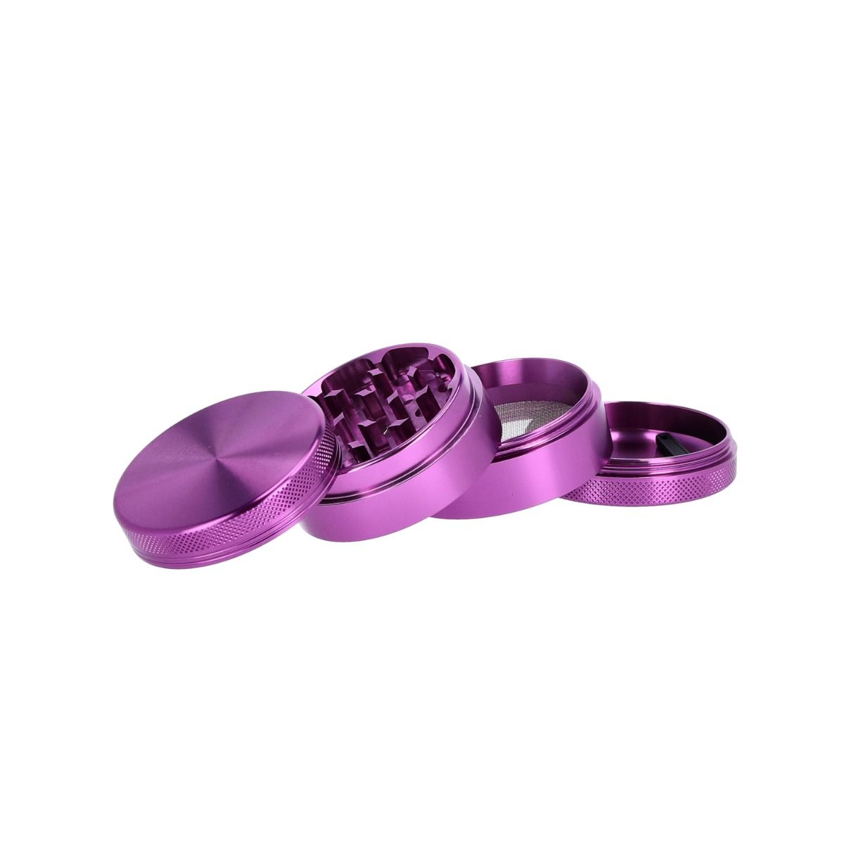 Aluminium Grinder Lila, 45mm, 4tlg. – Ansicht 2