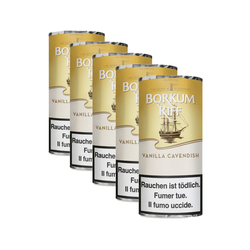 Borkum Riff Vanilla Cavendish Pfeifentabak Beutel 42.5g