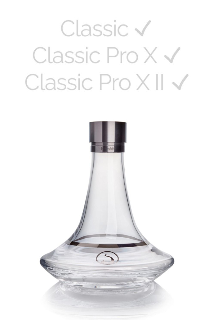 Steamulation Pro X II + III Bowl Clear mit Verschluss