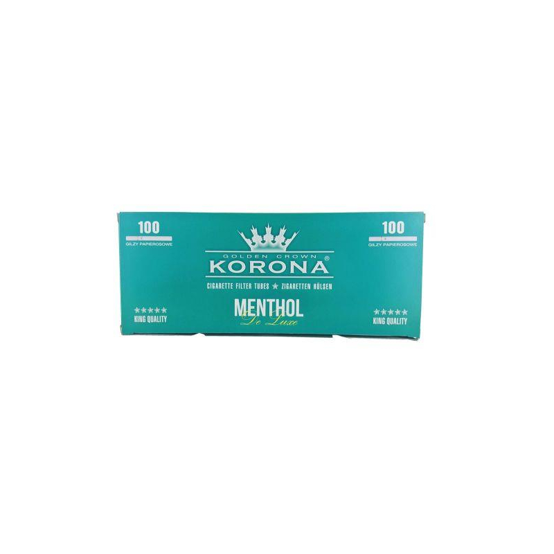 Korona Hülsen Deluxe Menthol (100 Stk.)