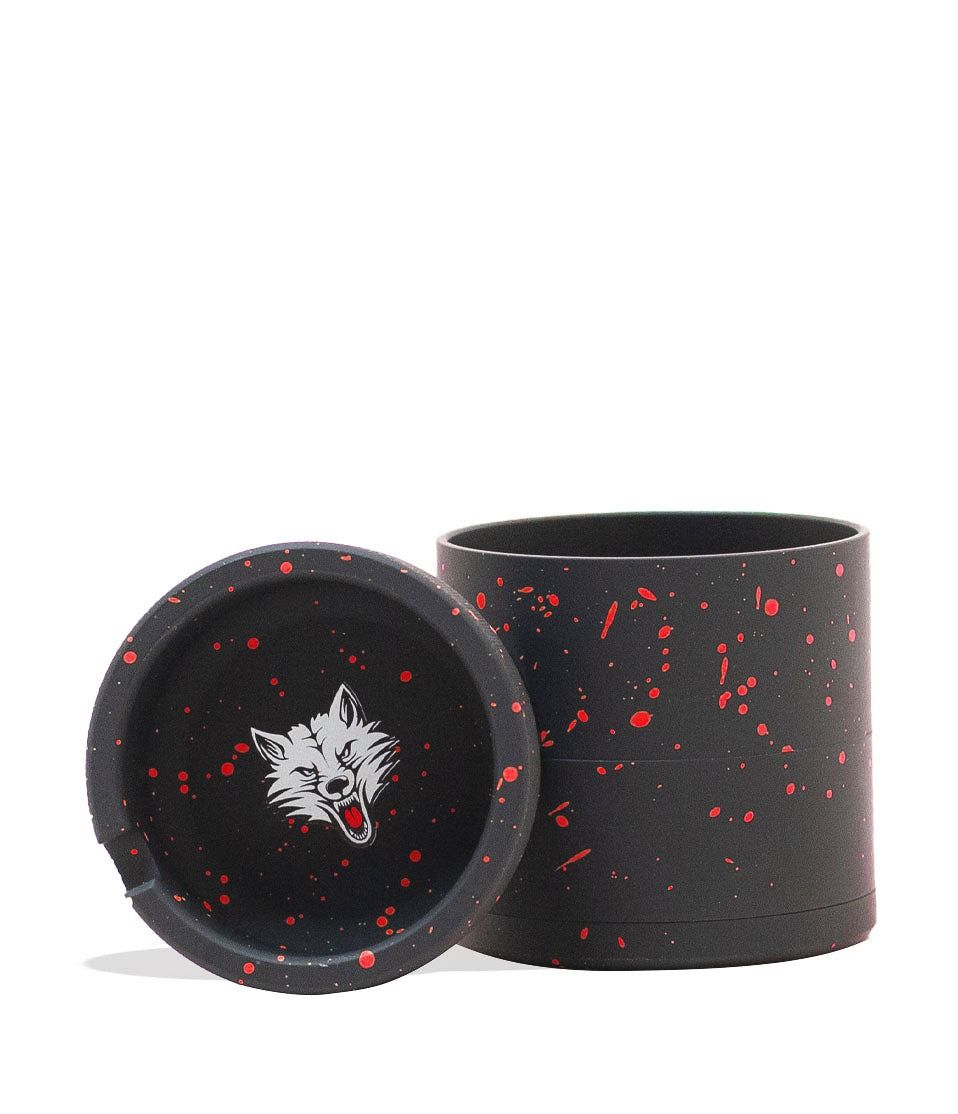 Wulf Aschenbecher Grinder, schwarz-rot