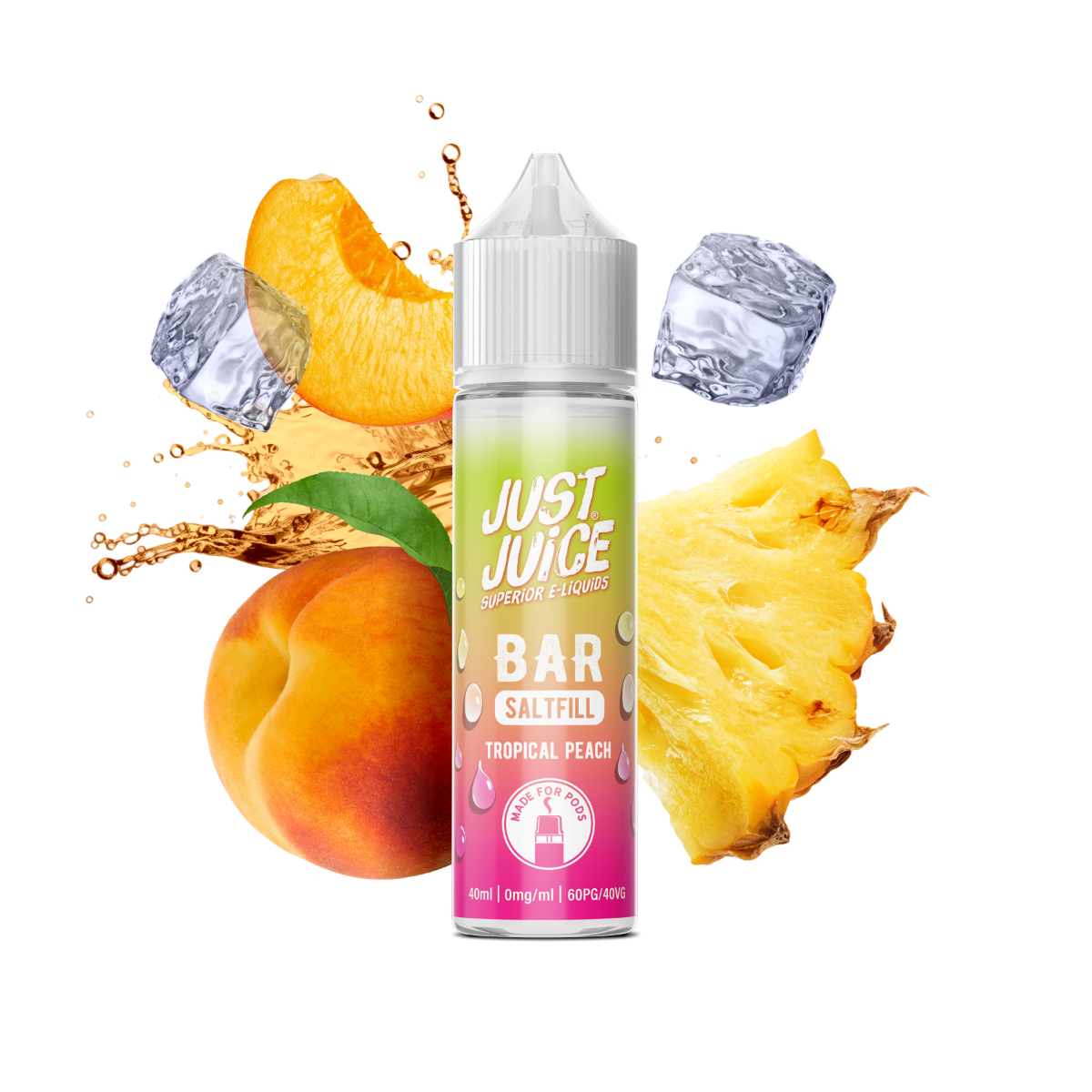 Just Juice BAR RANGE - Vanilla & Rhubarb - 40ml - Shortfill – Ansicht 2