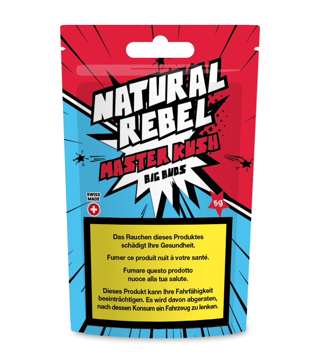 Natural Rebel CBD Big Buds, Master Kush 5g