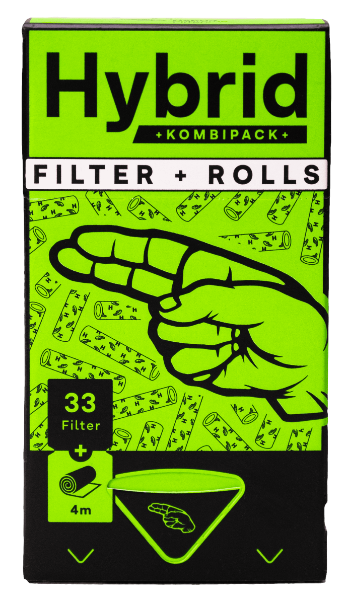 1 x Hybrid Supreme Aktivkohle Filter & Rolls, 33 Stk. – Ansicht 3