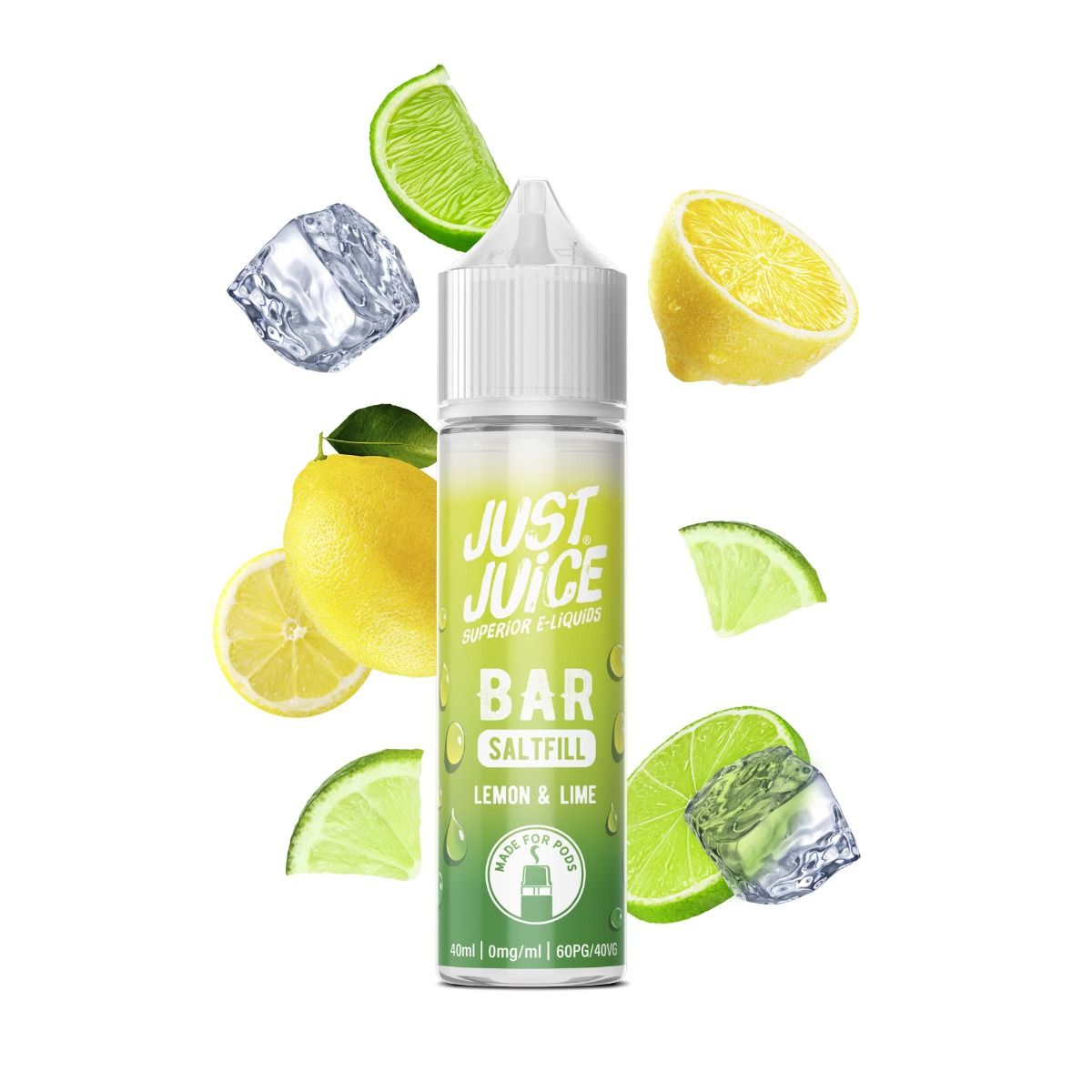 Just Juice BAR RANGE - Lemon & Lime - 40ml - Shortfill – Ansicht 2