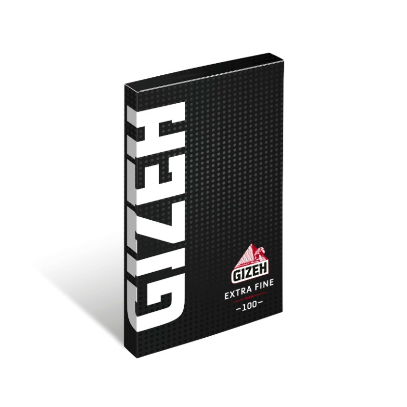 Gizeh DoubleWindow ExtraFine - Black (20 x 100 Stk.)