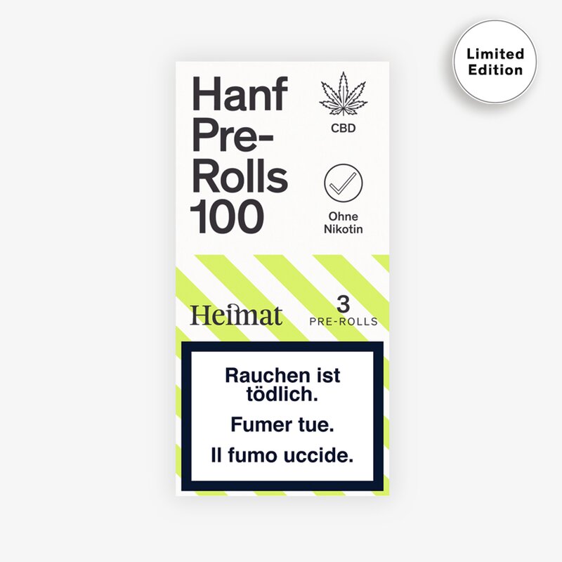 Heimat Hanf Prerolled Zigaretten (3 Stk.)