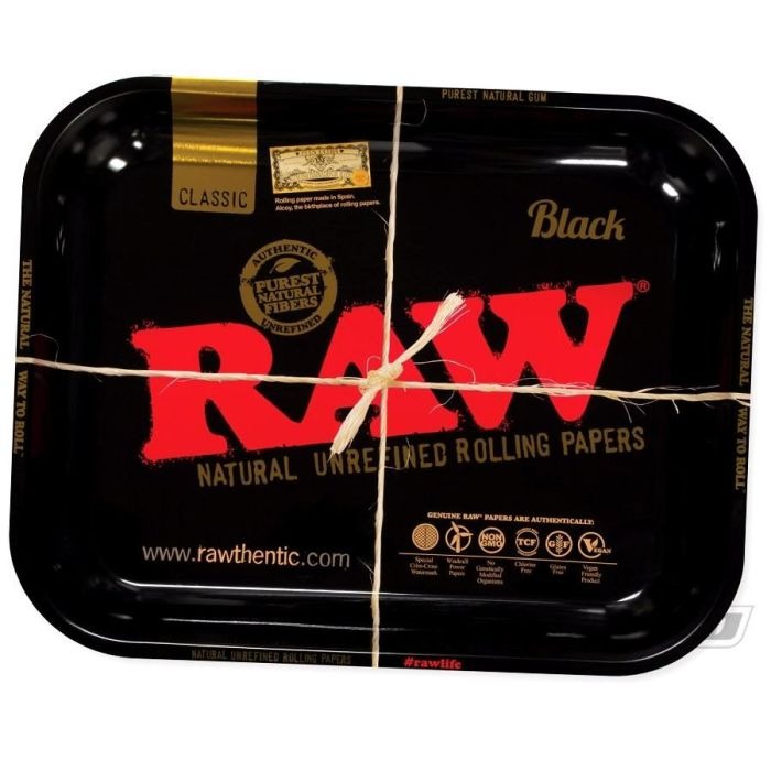 RAW Black Tray Small, 17.5 x 33cm