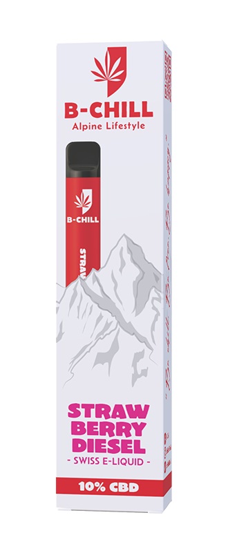 B-Chill CBD Vape 600 10% – Strawberry Diesel