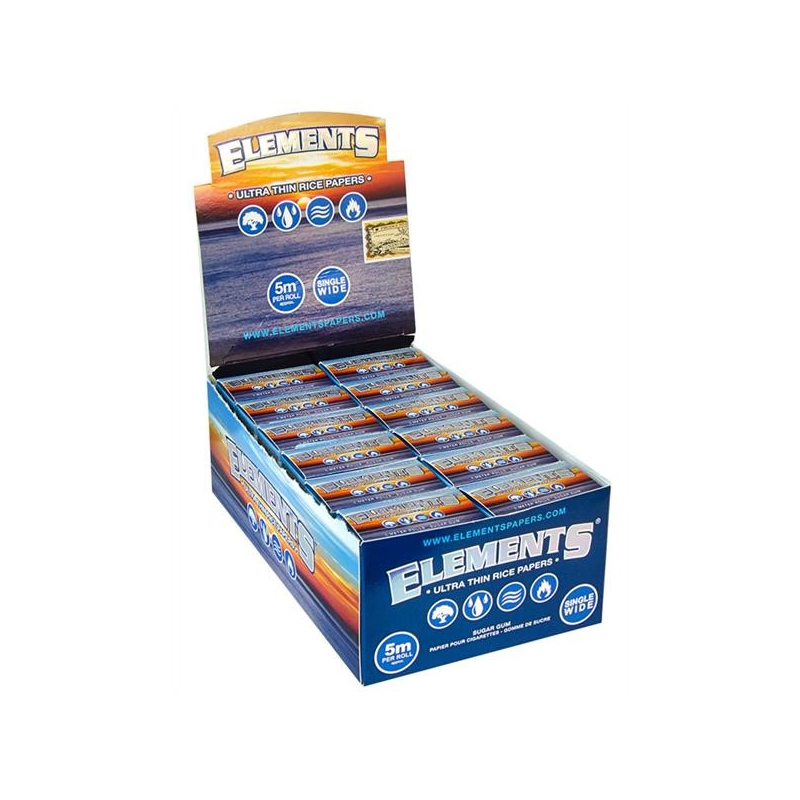 Elements Rolls KingSize SingleWide - Schachtel (24 x 5 m)