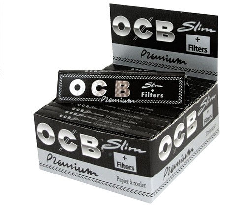 OCB KingSize Slim +Tips - Premium (32 x 32 Stk.)