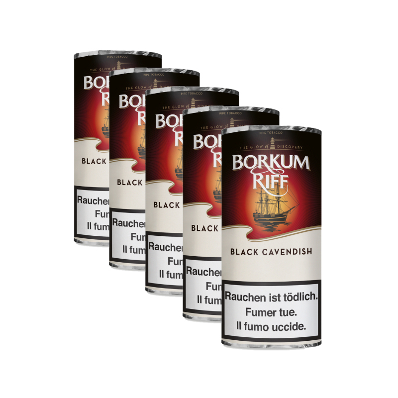 Borkum Riff Black Cavendish Pfeifentabak Beutel 42.5g