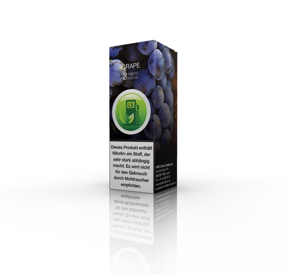 Liquid Station Grape – 10 ml / 3 mg