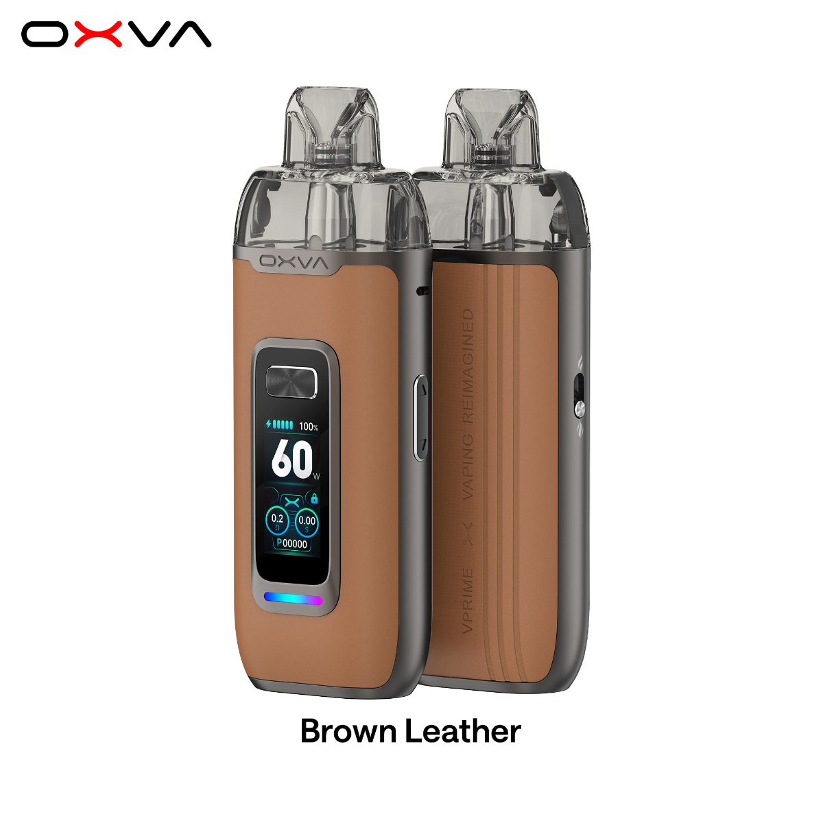 OXVA Vprime Kit – Brown leather