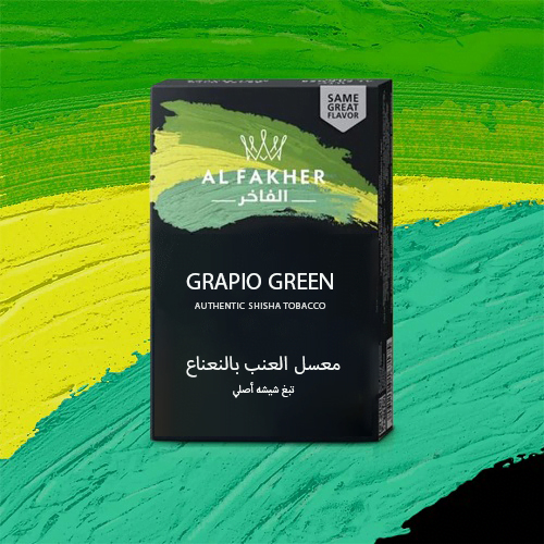 Al Fakher Shisha Tabak - Grape Mint 50g
