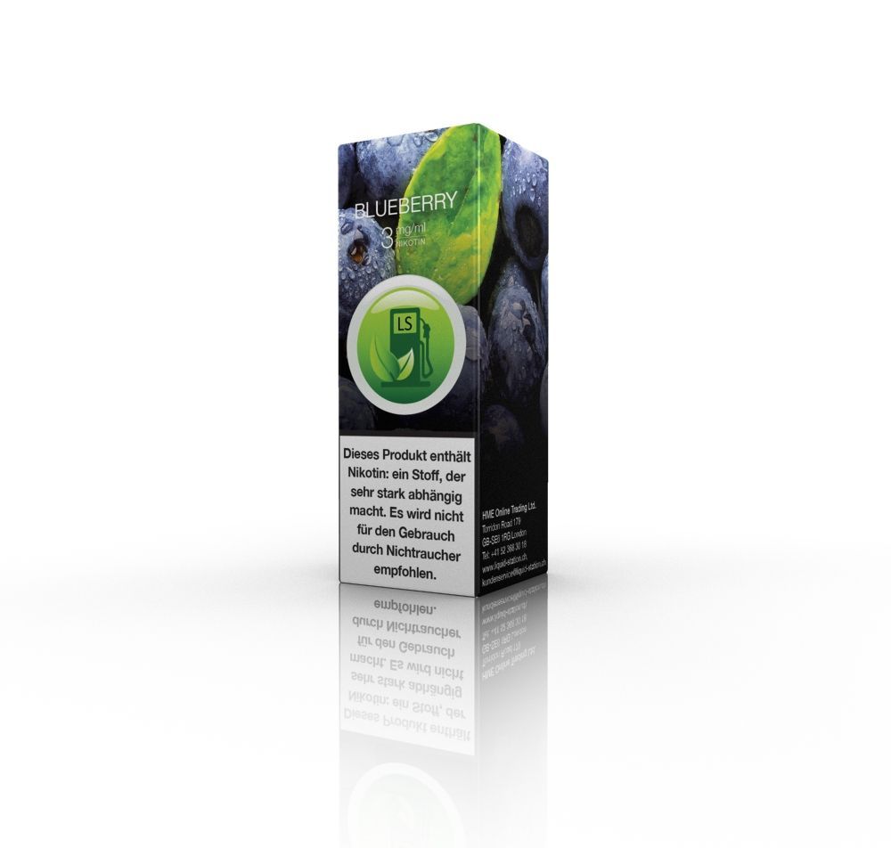 Liquid Station Blueberry – 10 ml / 9 mg
