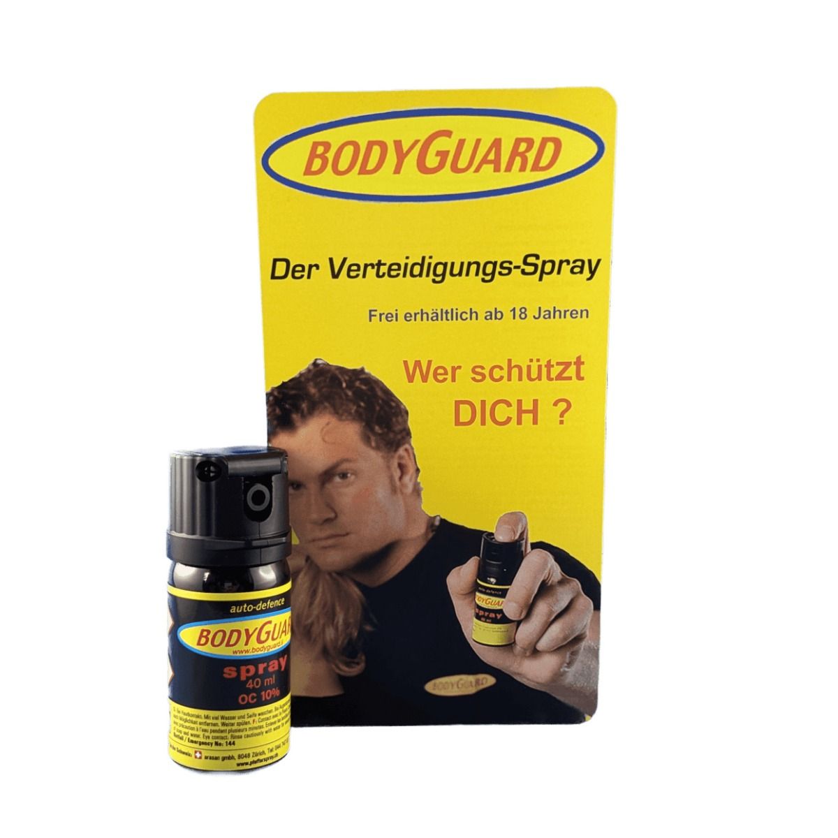 Pfefferspray BodyGuard 40ml mit Schutzkappe – Ansicht 3