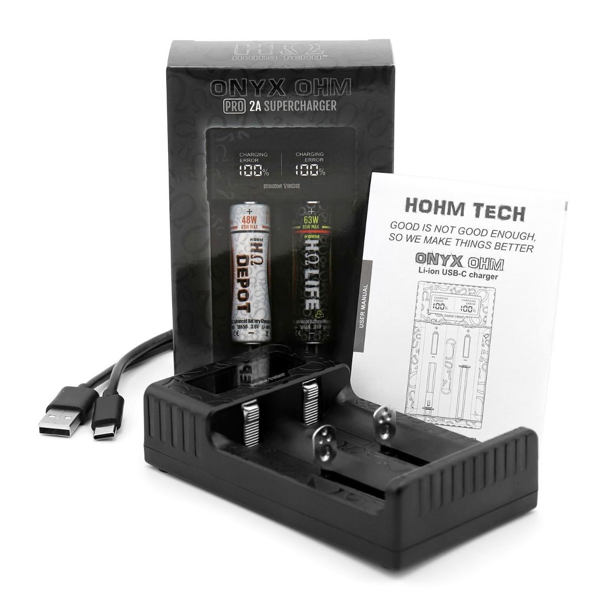 Hohm Onyx - 2 Slot, mit Bildschirm – Ansicht 3