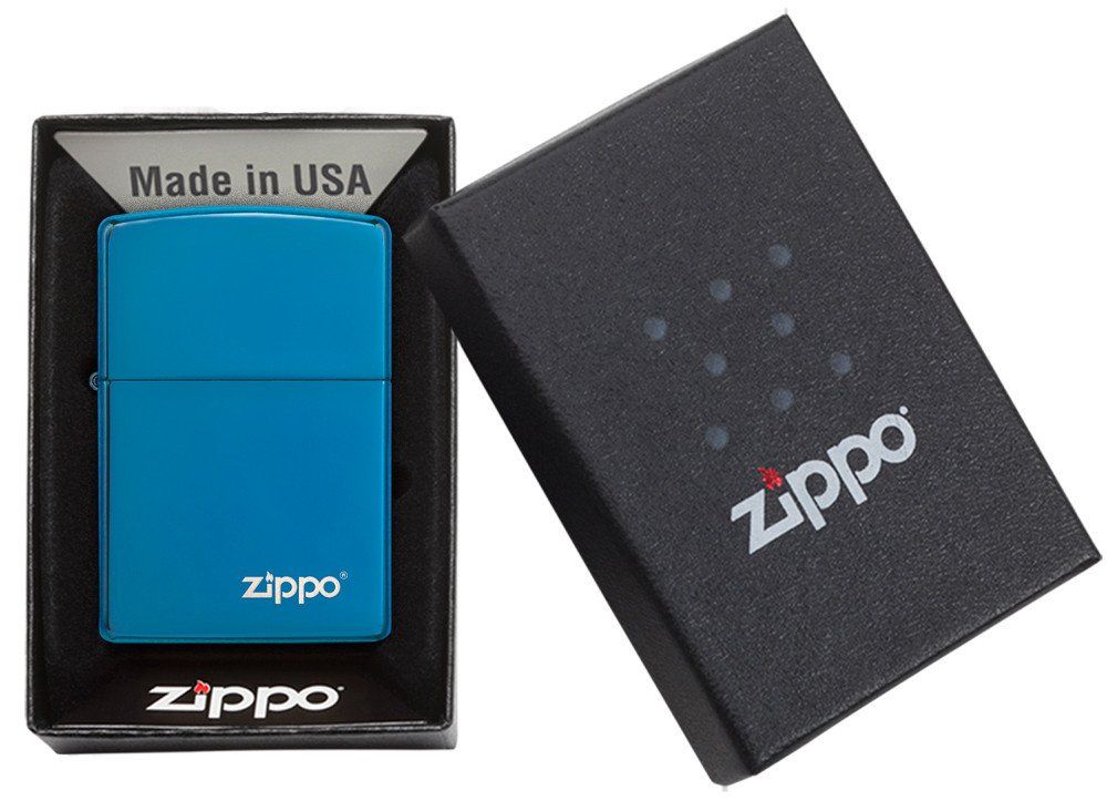 Zippo Feuerzeug Sapphire Logo – Ansicht 3