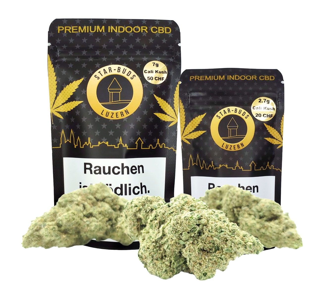 STAR-BUDS Indoor CBD Blüten, Cali Kush 2.7g