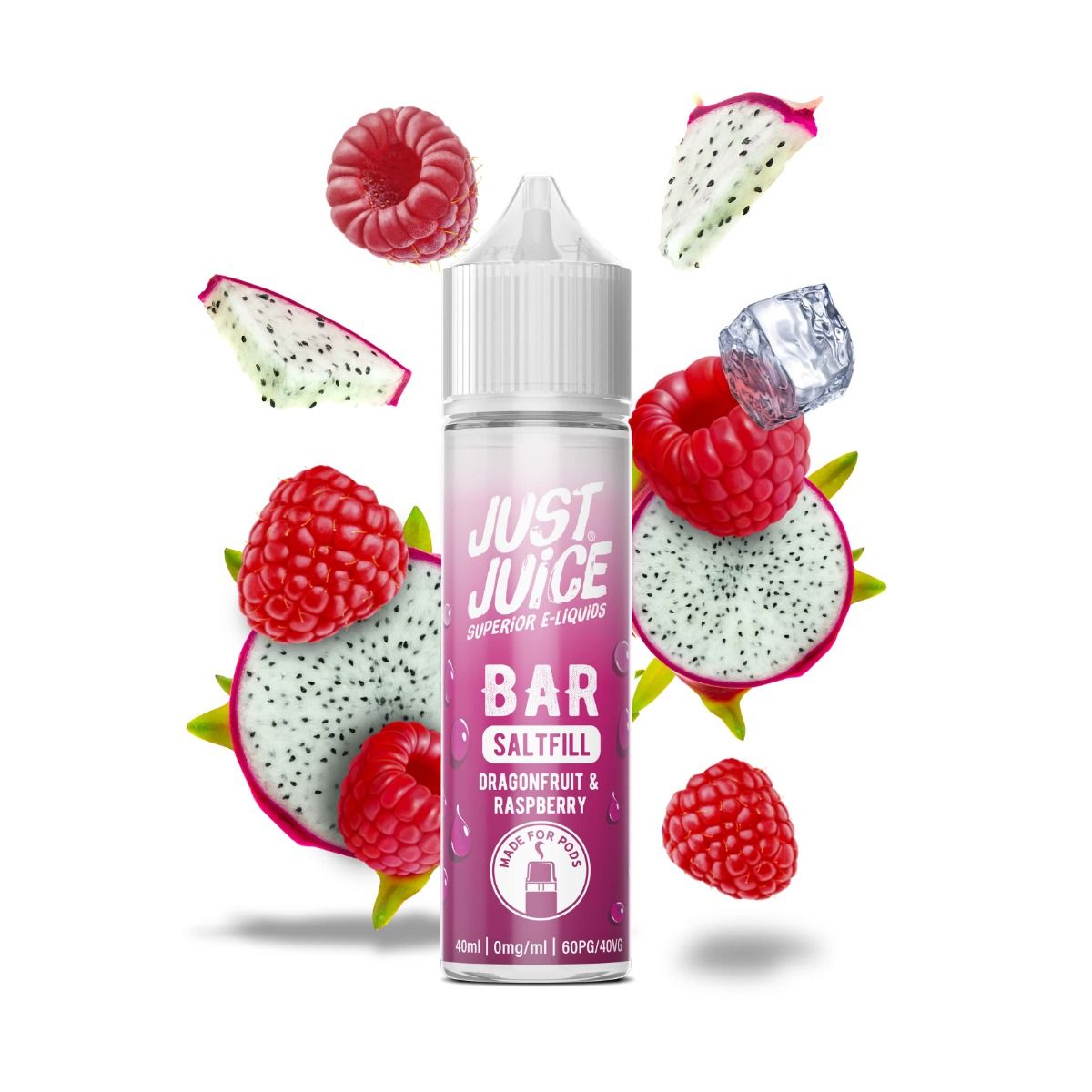 Just Juice BAR RANGE - Dragonfruit & Raspberry - 40ml - Shortfill – Ansicht 2