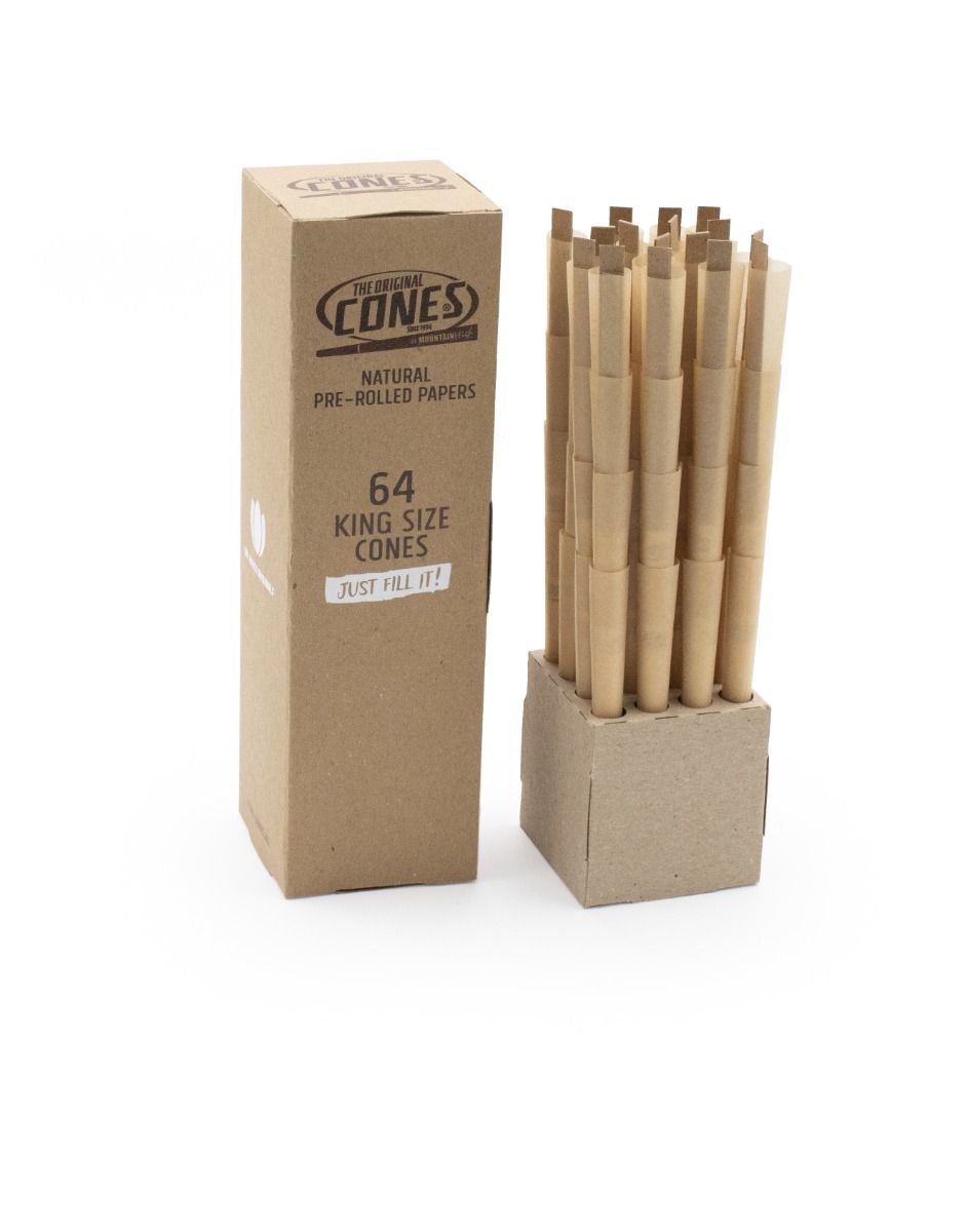 64 x The original Cones King Size unbleached – Ansicht 2
